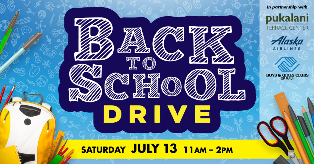 Back to school drive graphic